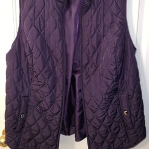 Women’s plus size puffy vest